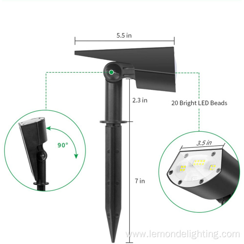 Waterproof Landscaping Lights Solar Spotlight